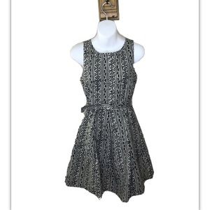 Plenty By Tracy Reese Dress Fit Flare Black White